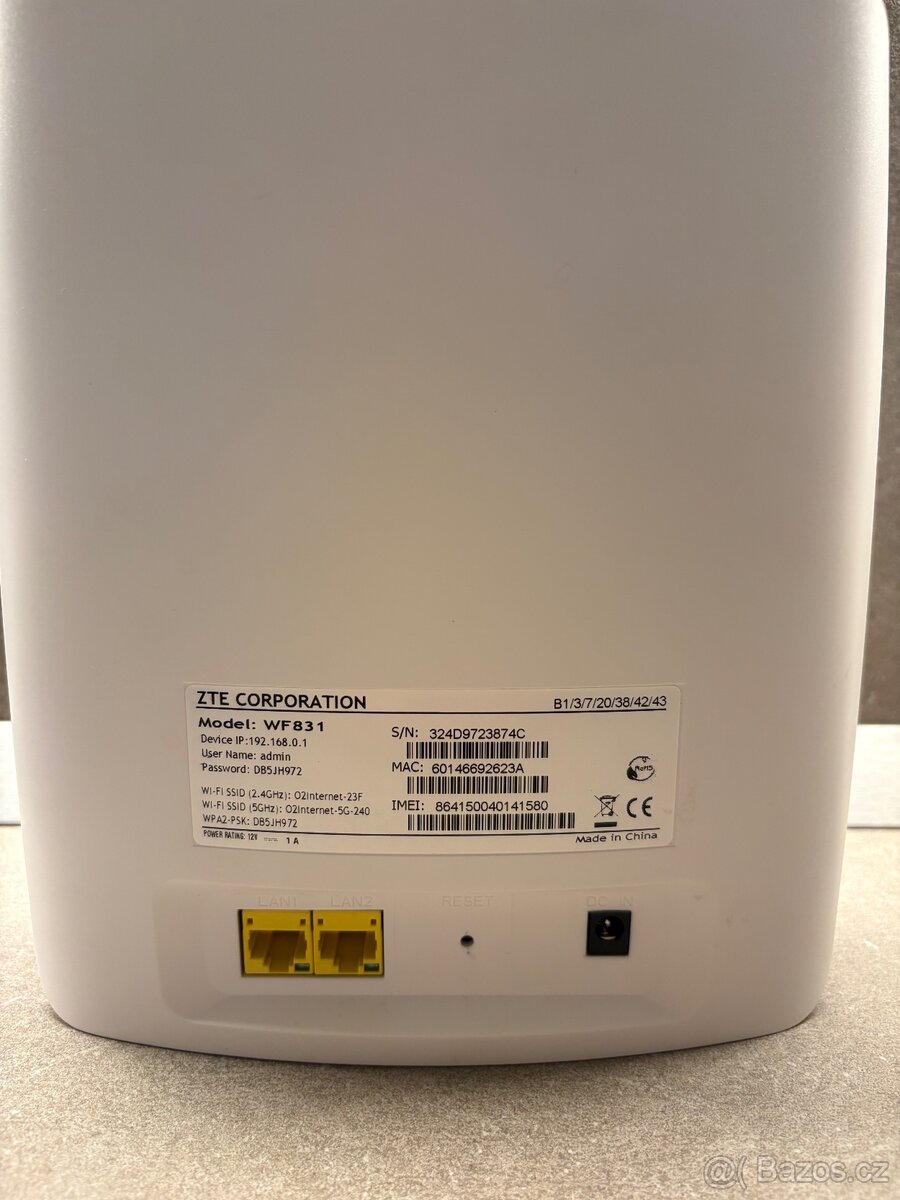 ZTE WF831 – 4G/LTE Wi-Fi modem/router na SIM kartu - 2