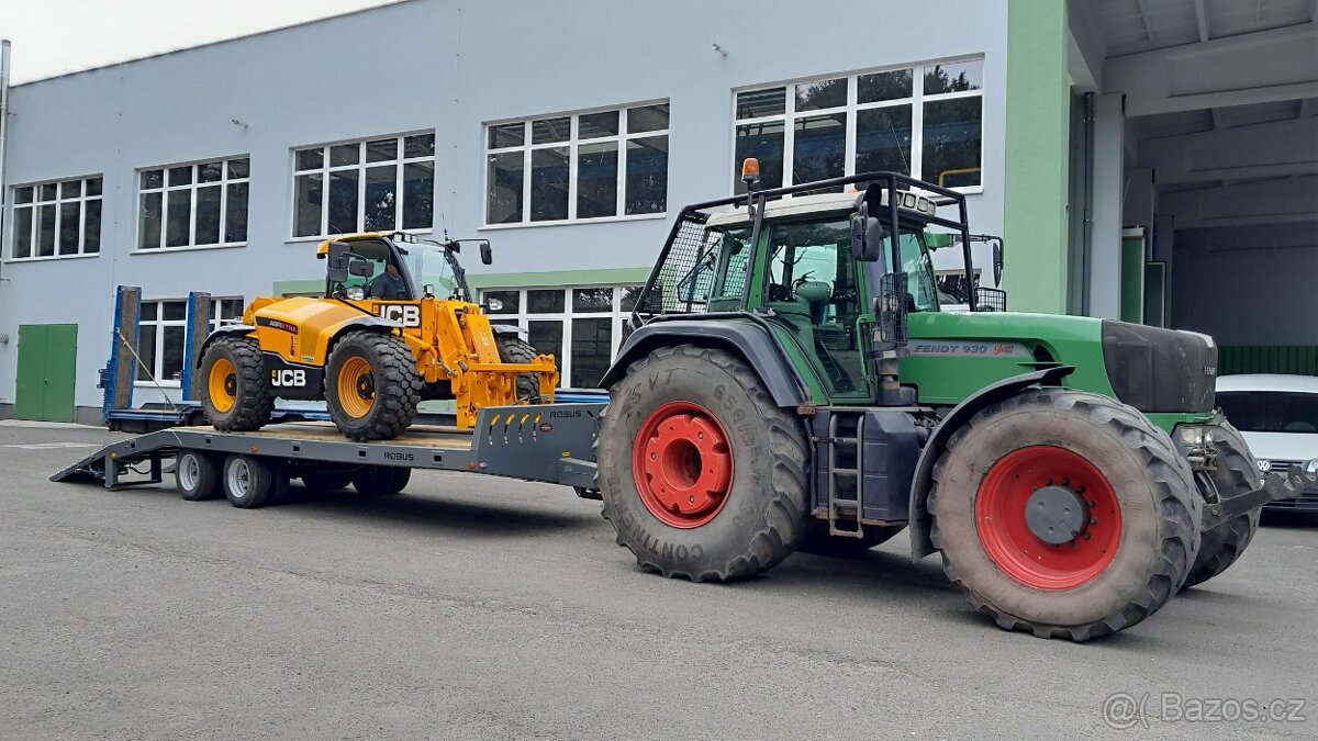 Traktorový návěs,Podvalník,Přepravník strojů,Přívěs,Vlek 16t - 2