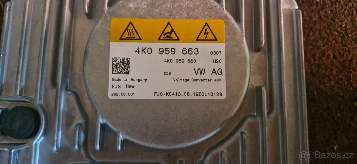 4k0959663 menic napeti transformator audi 48V - 2