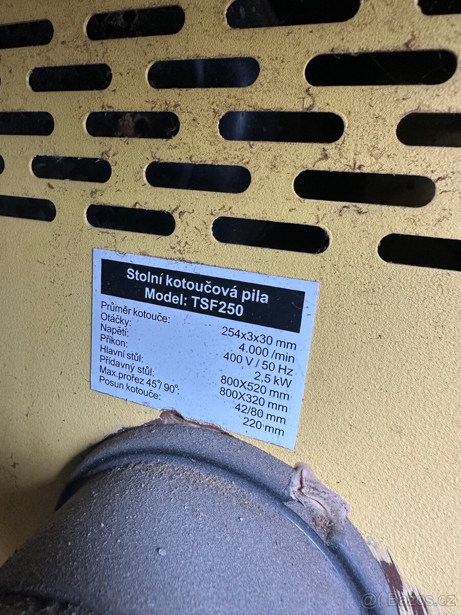 Stolni kotoucova pila TS250 - 2