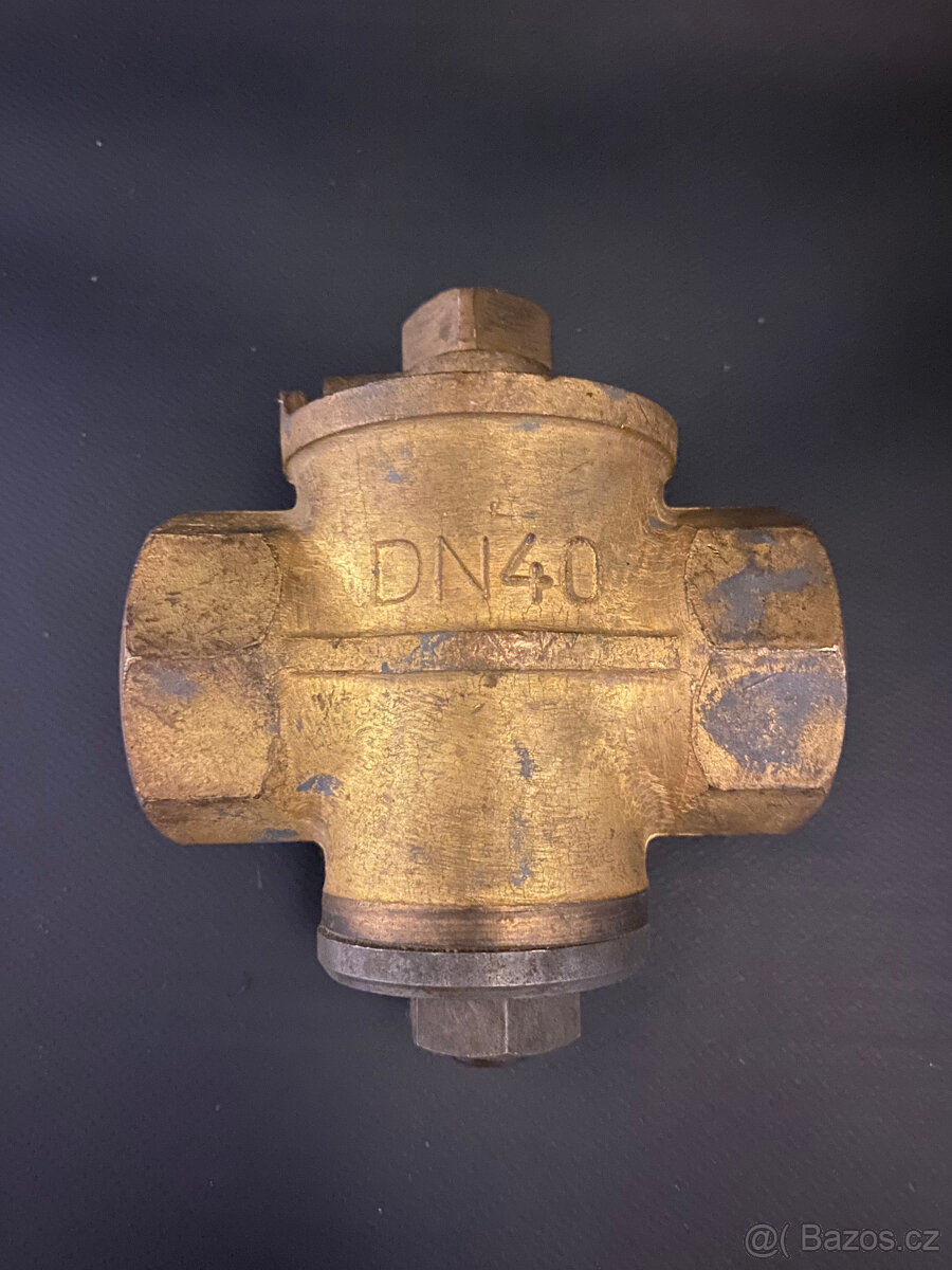 VENTIL KUŽELOVÝ PLYNOVÝ DN40 - 6/4" , mos. -MYJAVA - 2