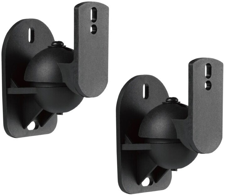 Držák na reproduktory na zeď, nastavitelný, sada 2ks, nové - 2