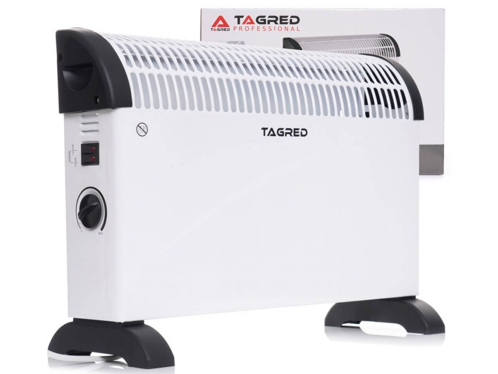 Elektrický přímotop 800/1200/2000W na zem i na zeď - 2