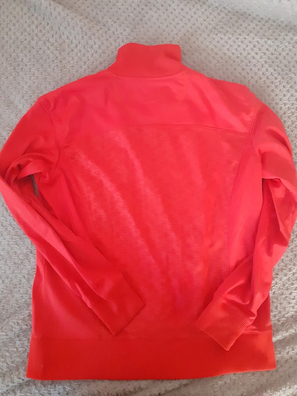 Sportovní červená Reebok mikina, M - 2