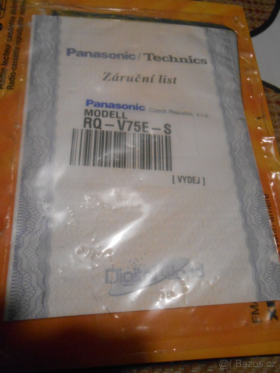Walkman Panasonic RQ-V75E-S - 2
