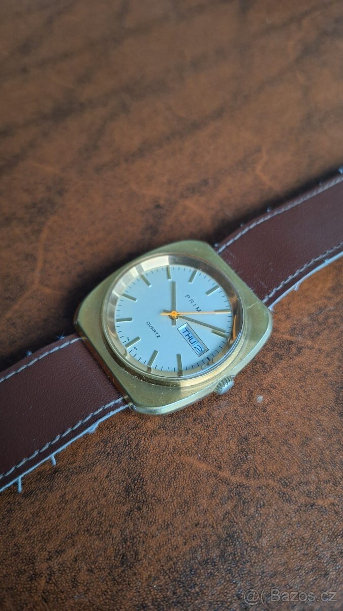 Hodinky Prim Quartz dvoudatum - 2