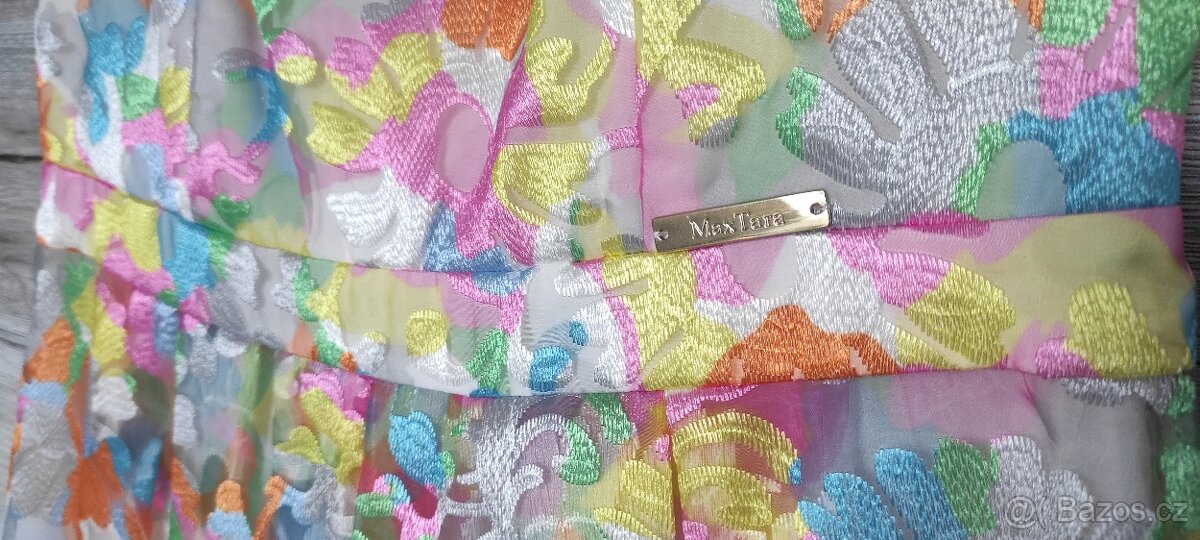 Elegantní květinové šaty – nové s visačkou (velikost 38) - 2