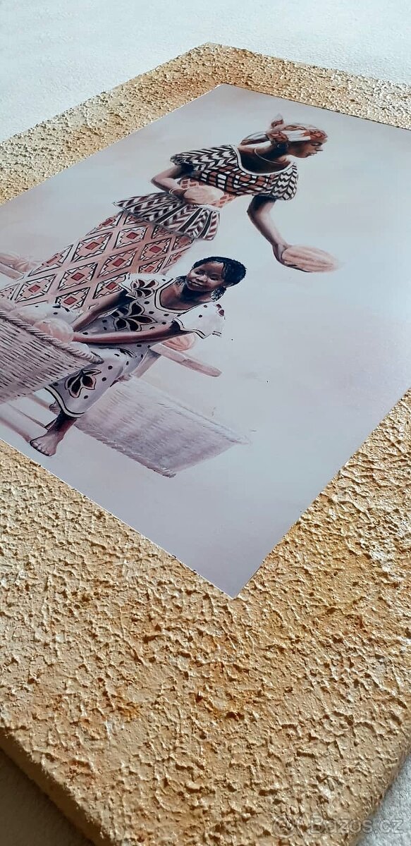 Plastický obraz - Afrika - 2