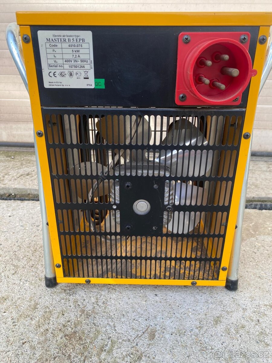 MASTER B 5 EPB Elektrické topidlo s ventilátorem 5kW, 400V - 2