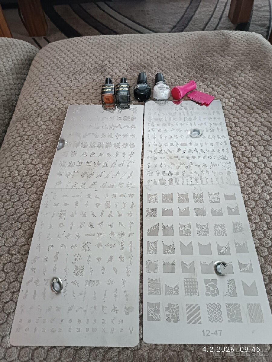 Razítkovací desky s razítko na nehty - 2