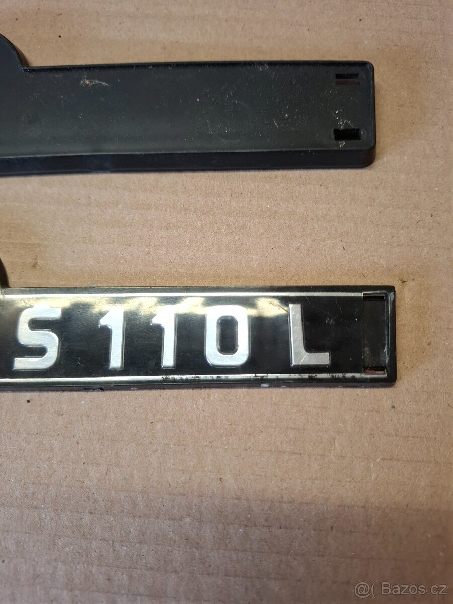 Nápis ŠKODA 110L - 2