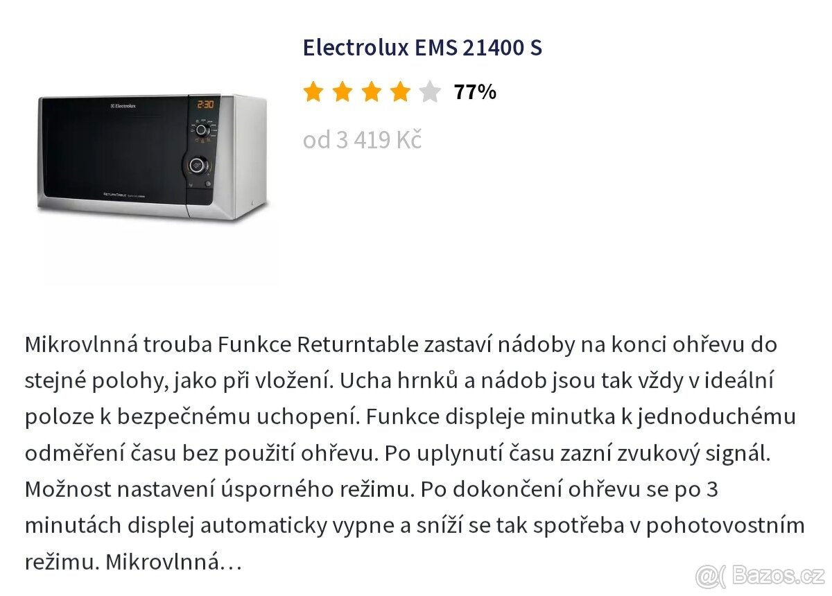 Mikrovlnná trouba - 2