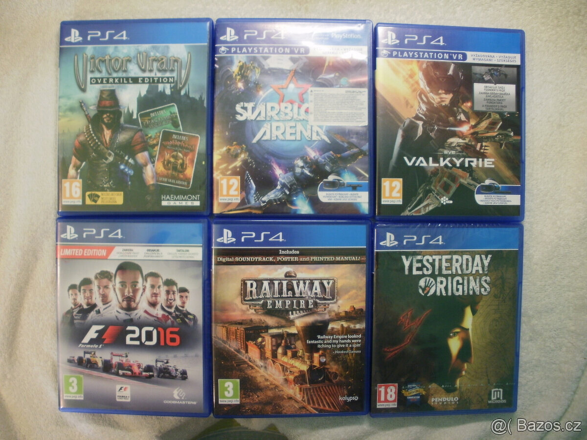 Hry na Playstation 4 - Ps 4 - Nové a 1 x hrané-Ceny v textu - 2