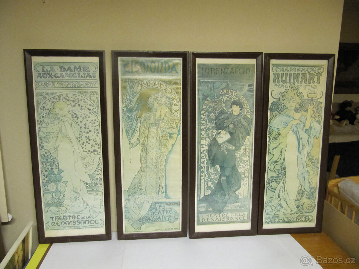 4 plakáty Alfons Mucha - 2