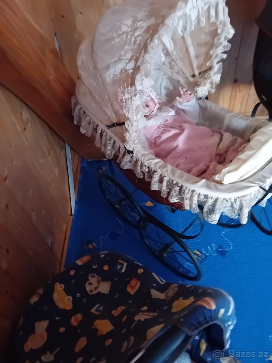 Reborn + kočárek - 2