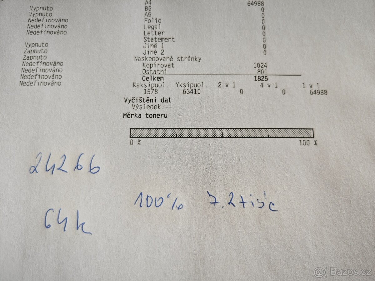 ㊆ Kyocera M2040DN 100% toner ze 7200 stran - 2