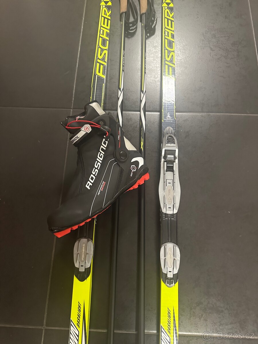 Nové běžky a hůlky Fischer, nové Rossignol boty - 2
