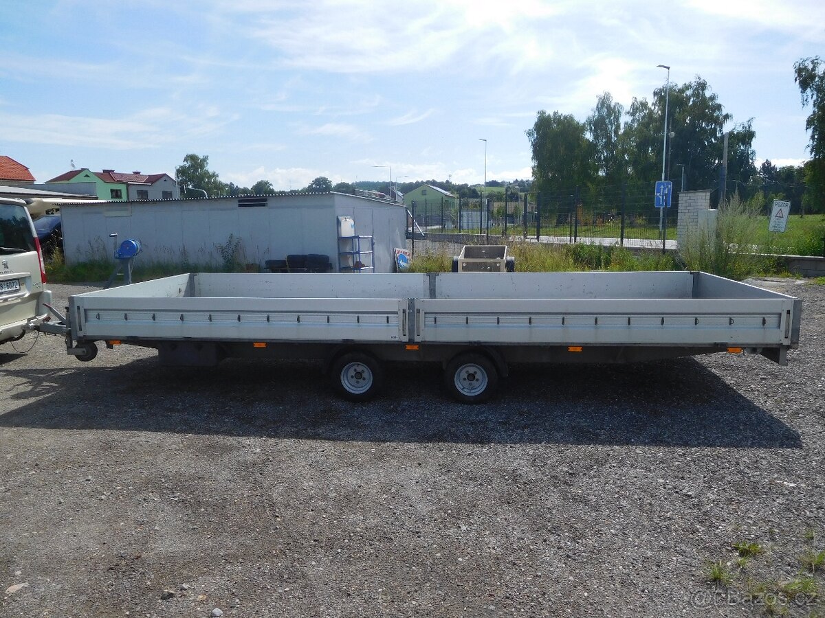 Přívěsný Vozík Nákladní Valníkový Dvouosý, Maro M 36, 30 D - 2