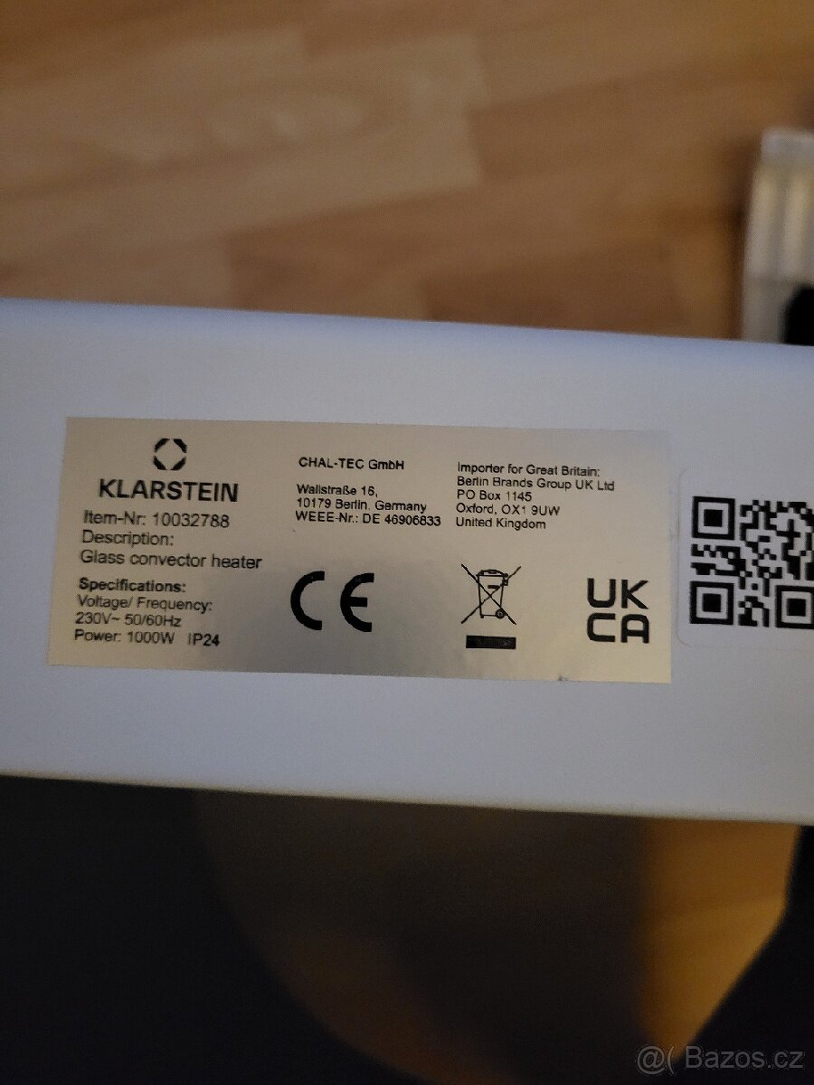 Klarstein Norderney náhradní sklo - 2