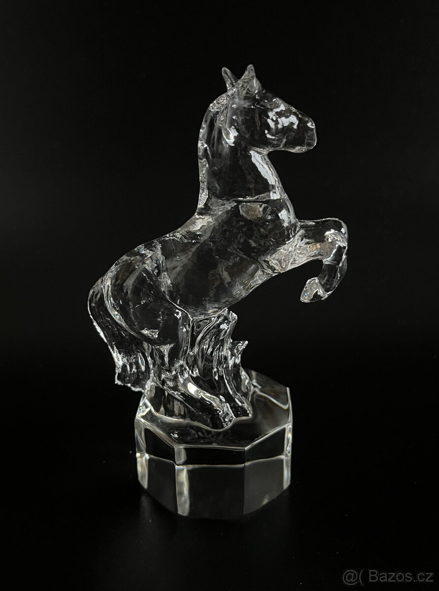 Křišťálová soška, plastika Kůň 13 cm, Nachtmann - 2