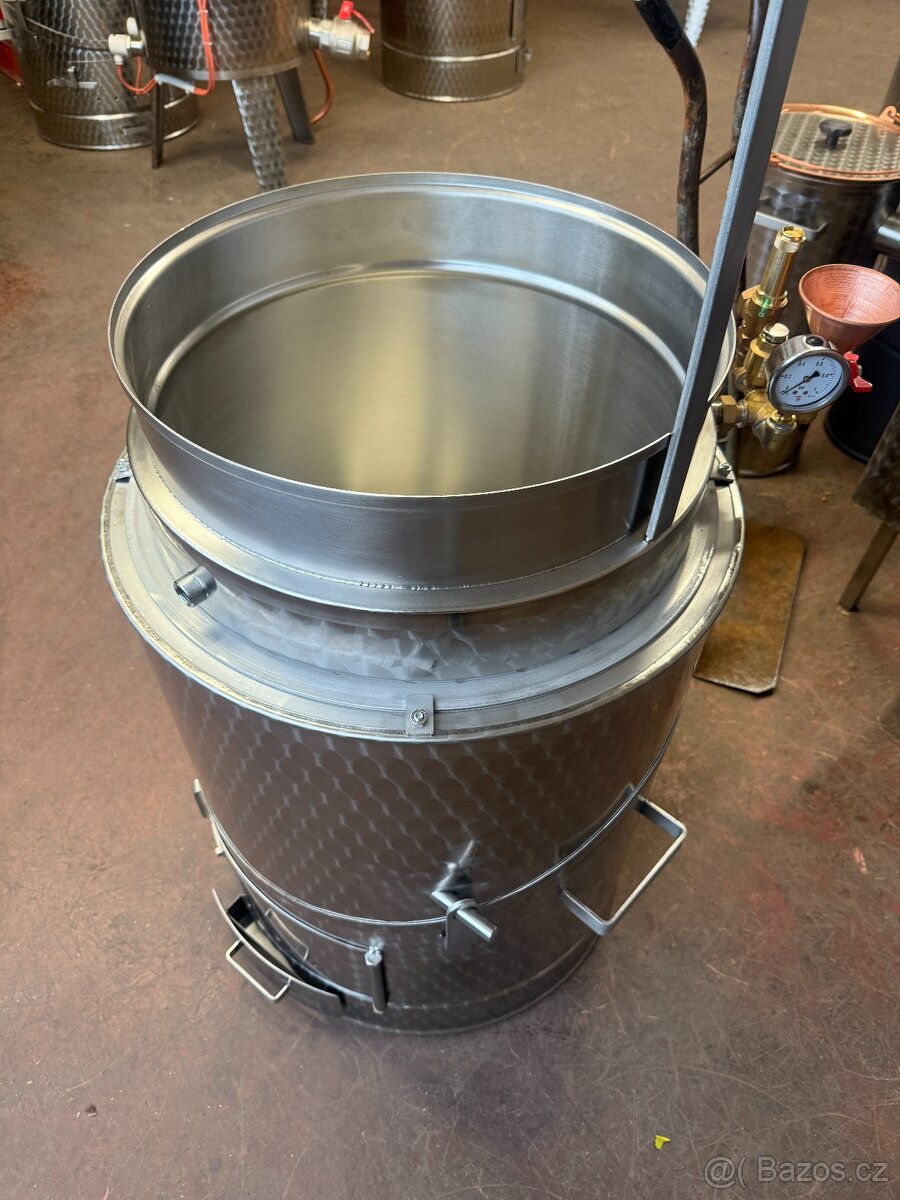 Kotel na zabijačku dvouplášť 130L - 2