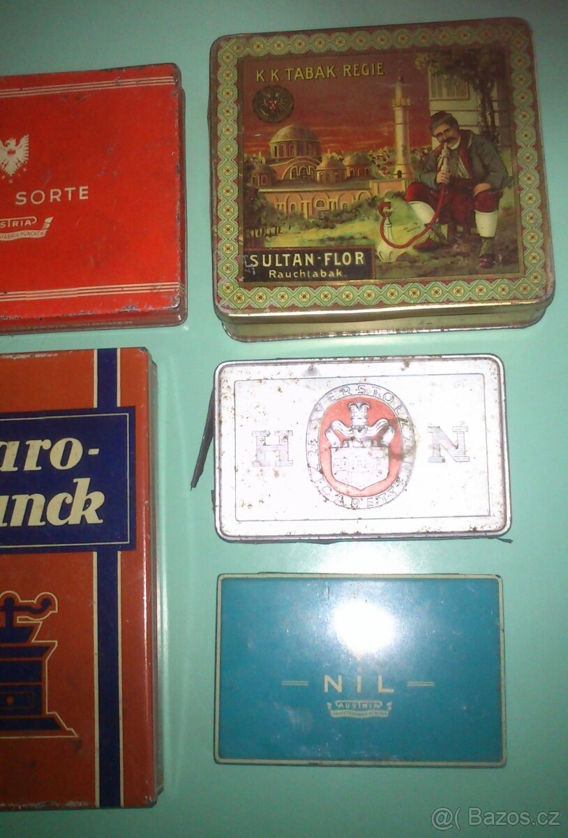 Plechové krabičky 7ks - 2