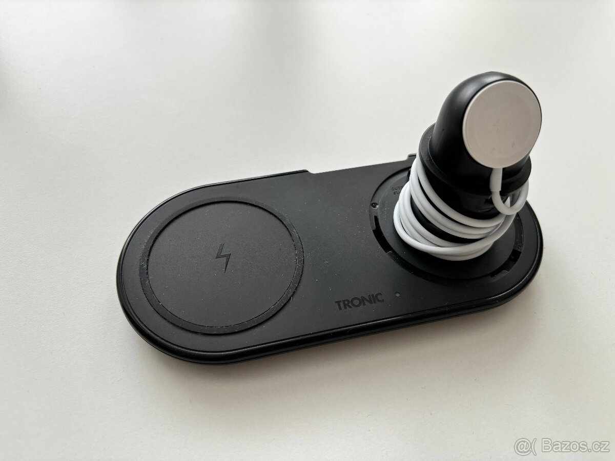 Bezdrátová nabíječka - telefon iPhone Apple Watch - 2