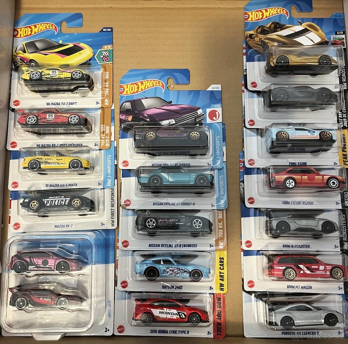 angličáky HW - nové, nevybalené - 2