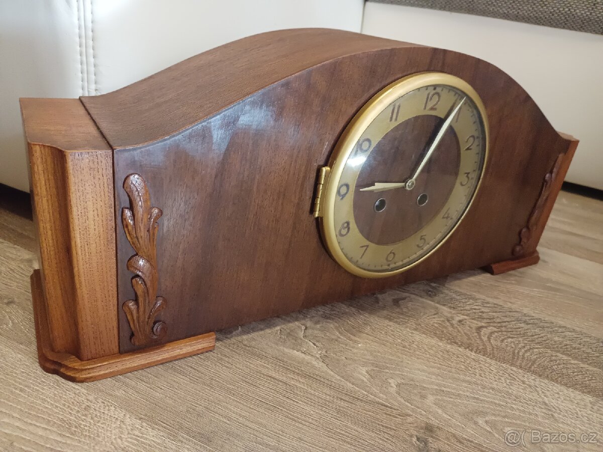 Starožitný krbové stolní hodiny Německo - 2