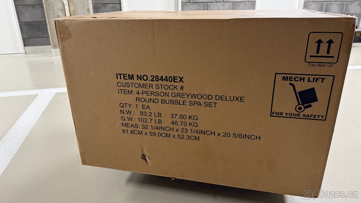 Prodám NOVOU nevybalenou vířivku Intex Greywood Deluxe 28440 - 2