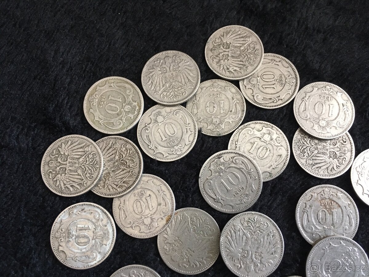 50 kusů 10 hellerů. mince Rakousko Uhersko - 2