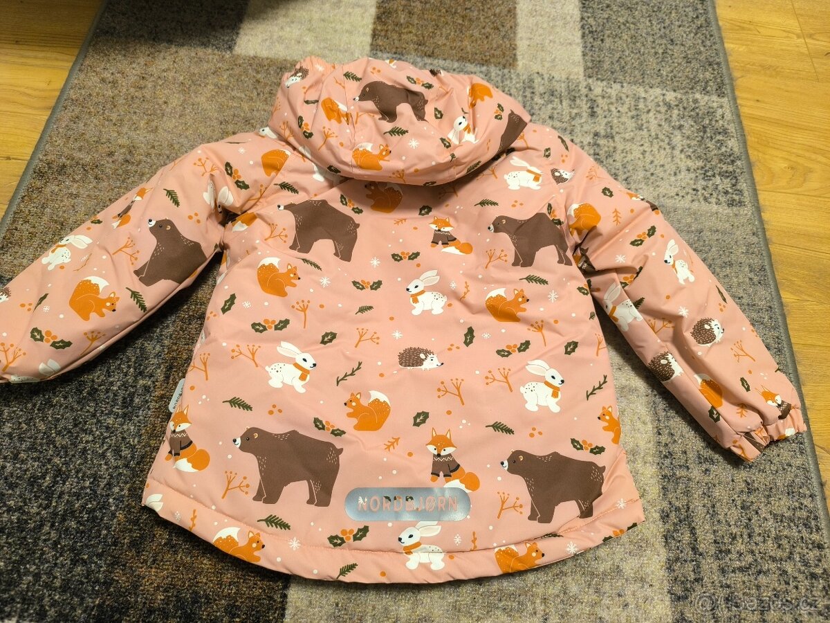 Bunda zimní holčičí Nordbjørn 98/104 - 2
