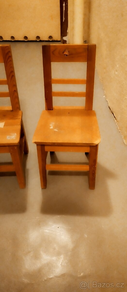 Dětské dřevěné židle - 2