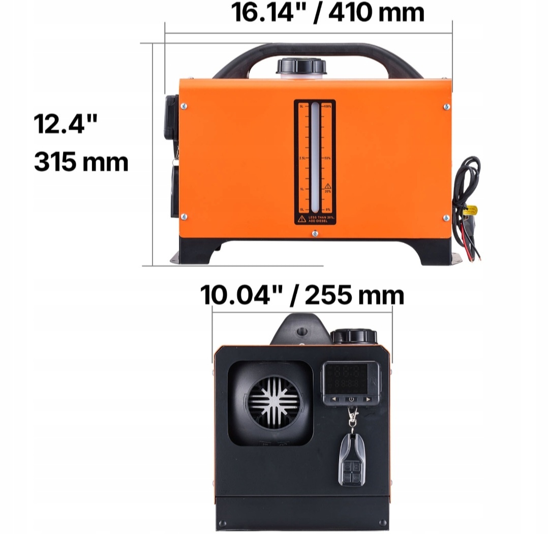Naftové nezávislé topení 12V/24V 8kw - NOVÉ - 2