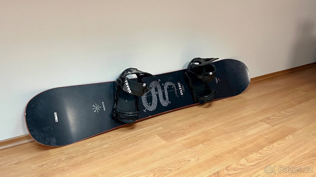 Snowboard Gravity Silent (156) + vázání a boty - 2