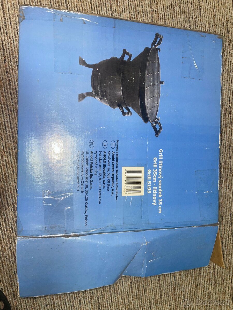 Grill litinový soudek 35 cm - 2