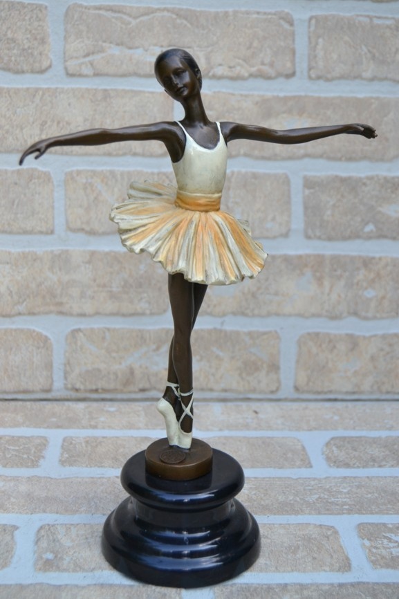 Bronzová socha - BALETKA 30 cm - 2
