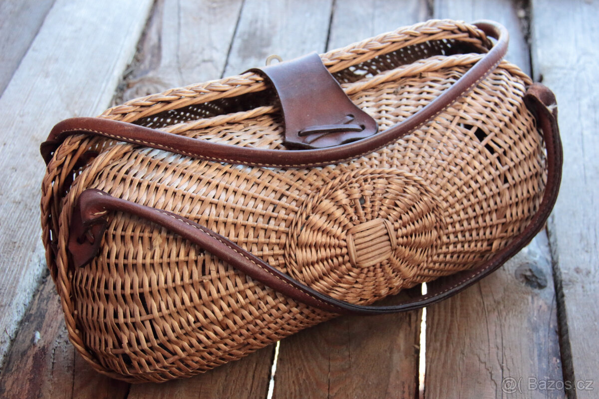 Retro proutěná kabelka - 2