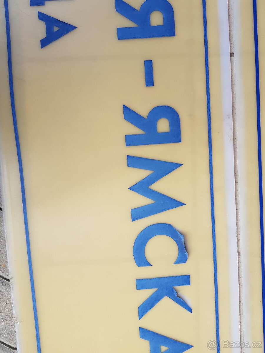 Original Ruské cedule - retro - 2