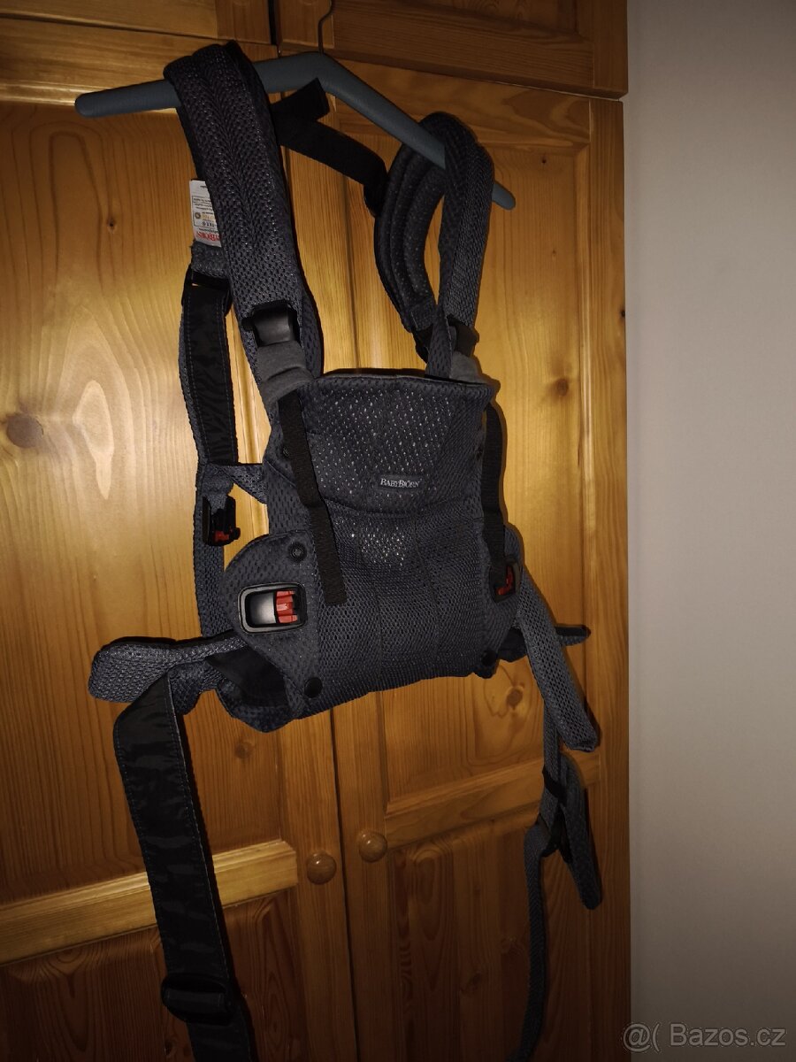 BABYBJÖRN Nosítko Harmony 3D mesh Anthracite + doklad - 2