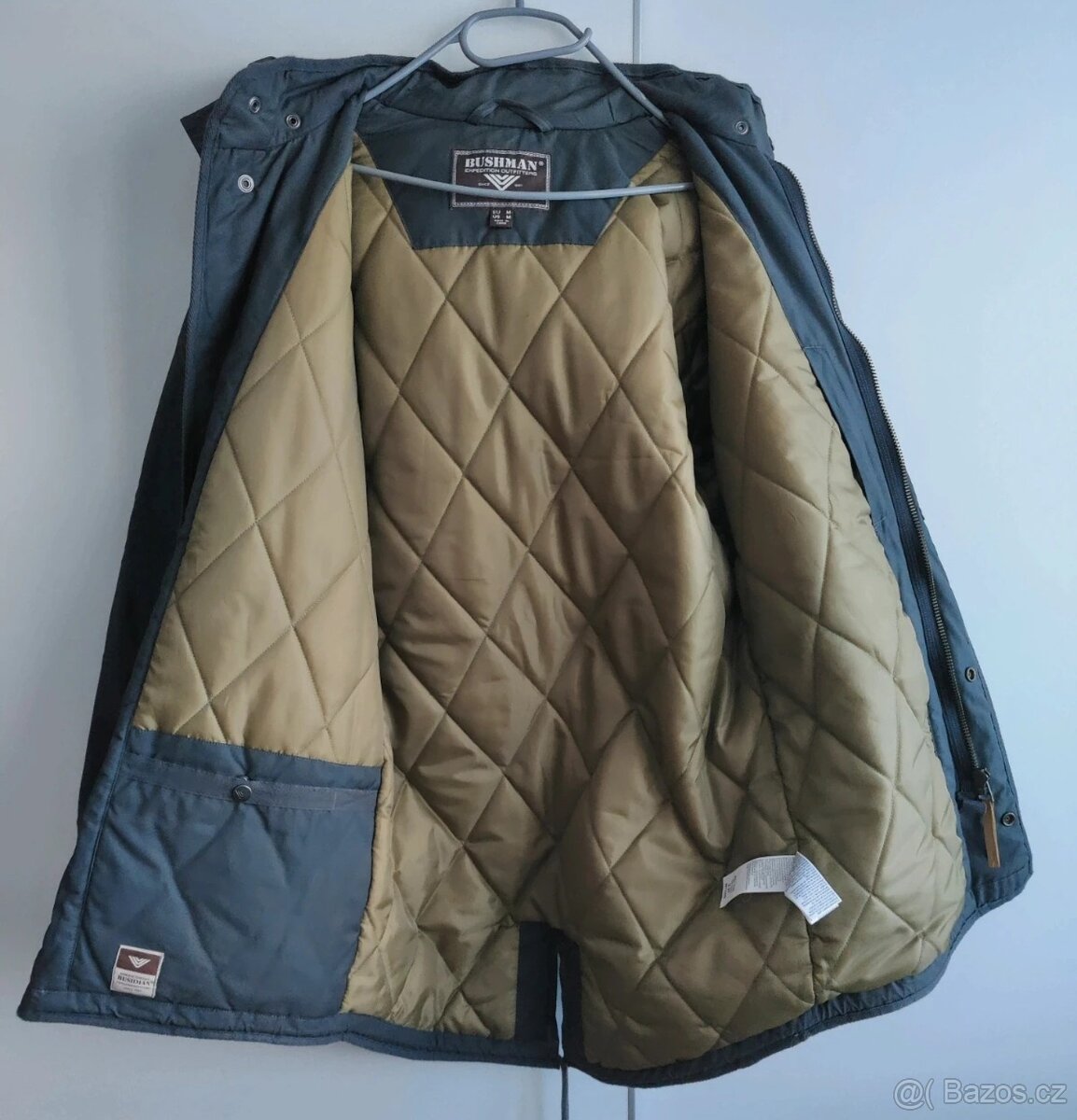 Pánská bunda/parka khaki Bushman - 2