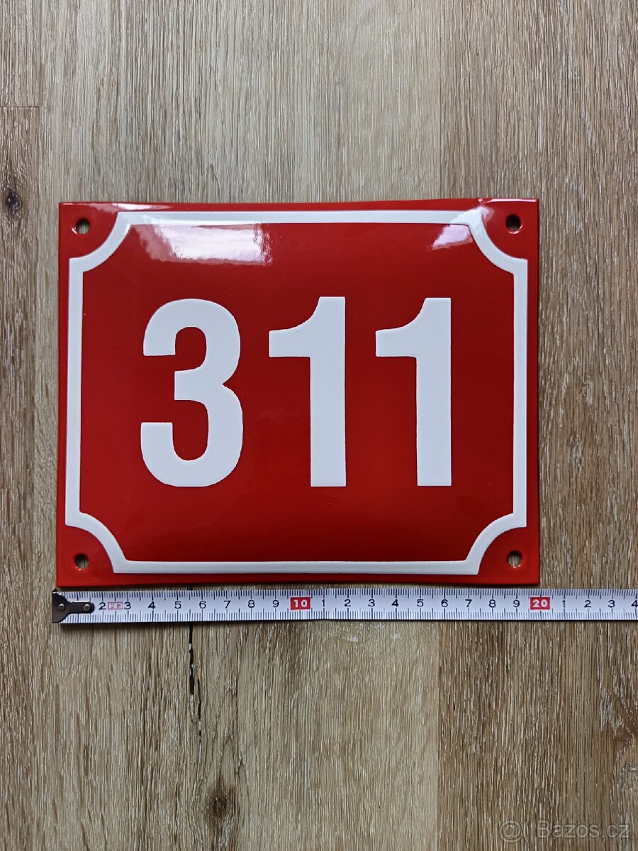 Smaltovana cedule - 2