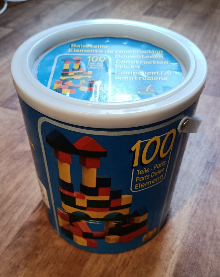 Sada dřevěných stavebních kostek pro předškolní stavitele - 2