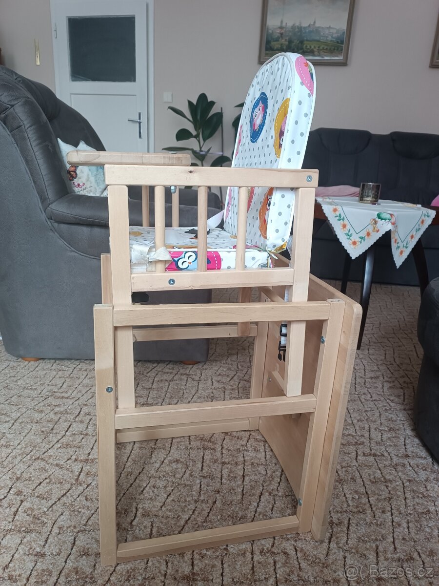 Dětská jídelní židle a stoleček - 2