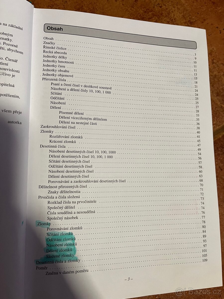Přehled učiva matematiky s příklady a řešením - 2