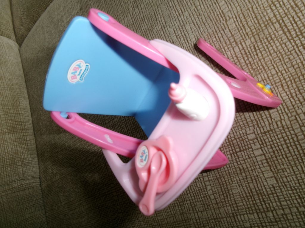 Originální židlička s doplňky pro panenku mini BABY BORN - 2