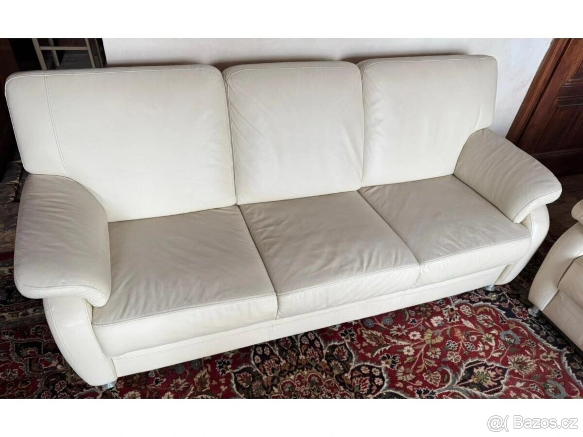 Moderní kožená sedací souprava 3+2, 3338 - 2