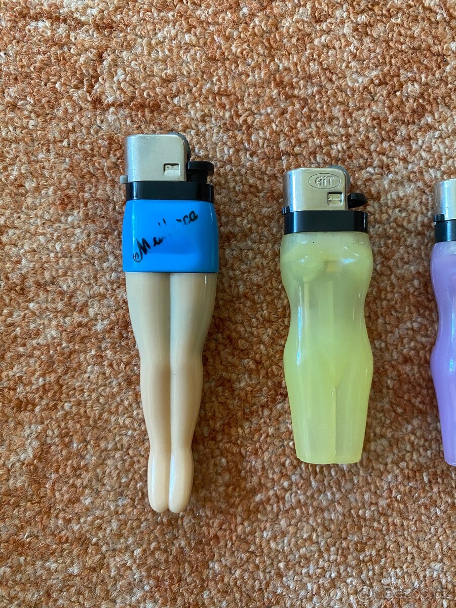 Retro zapalovače 5 ks - 2