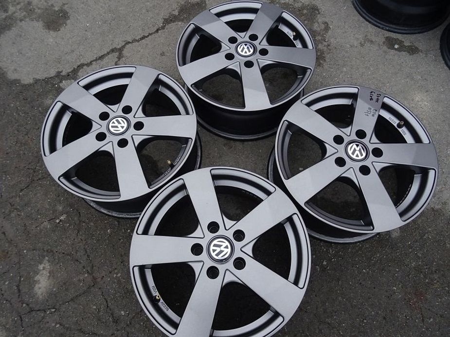 Alu disky šedé na VW, Škoda, 16", 5x112, ET 40, šířka 6,5J - 2