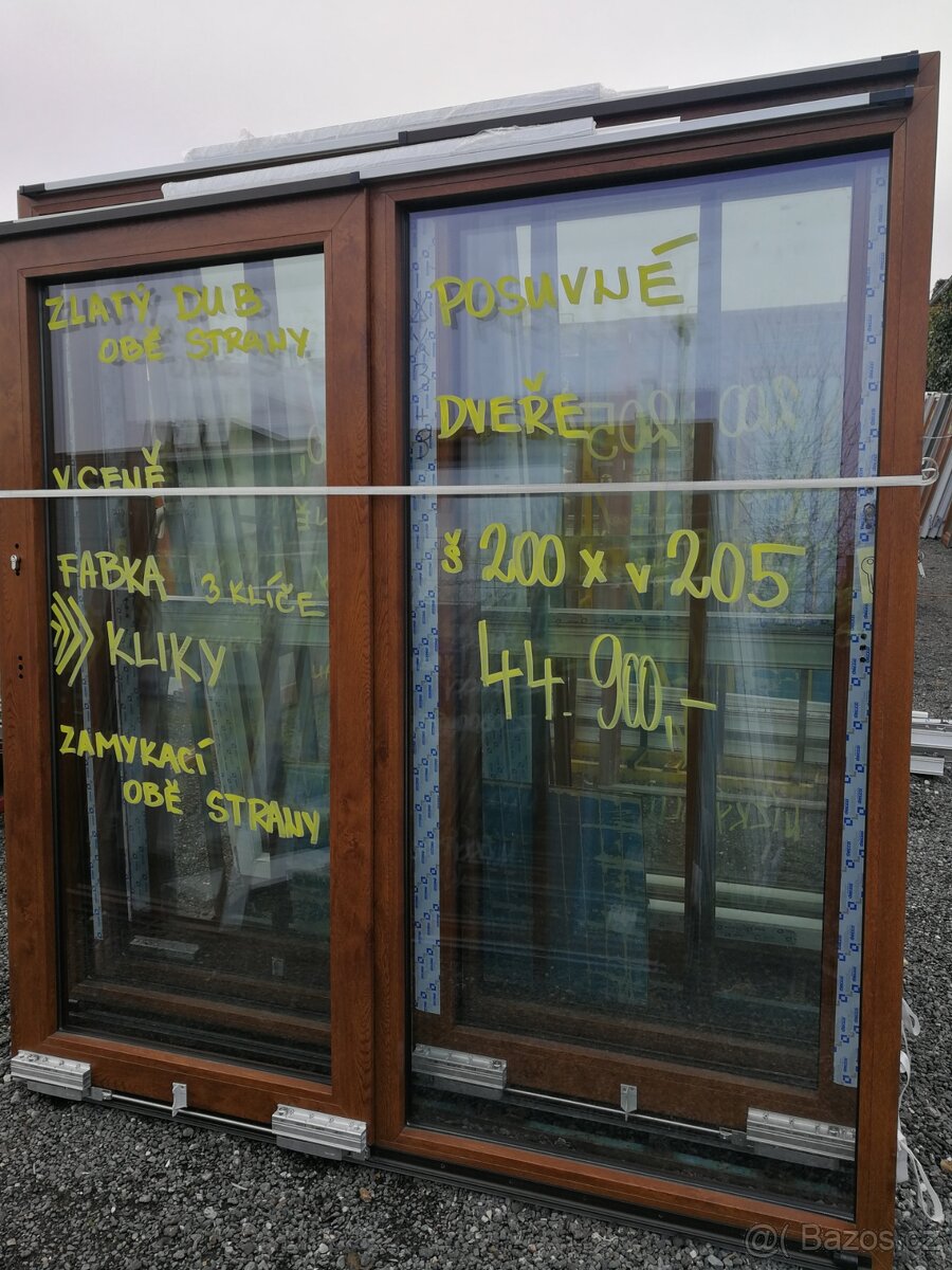 dveře terasové hnědé - 2